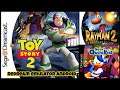 Toy story 2/Rayman 2/Donald duck: quack attack, Redream emulator Android, Snapdragon 720G.