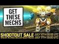 BEST MECHS TO BUY AT SHOOTOUT SALE! - Mechwarrior Online 2019 MWO