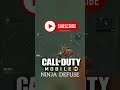COD Mobile Legendary Rank Ninja Defuse Clip #5 | #codmobile #shorts