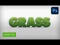 Create a Grass Text Effect in Photoshop | Photoshop Tutorial