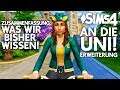 Die Sims 4 An die Uni! Was wir bisher WISSEN 👩‍🎓👨‍🎓 Fahrräder, Welt, Piercings,.. (deutsch)