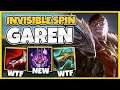 GAREN HAS INVISIBLE NUKE SPINS IN SEASON 11?!? NEW LETHALITY GAREN BUILD! - League of Legends