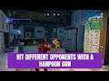 Hit Different Opponents With A Harpoon Gun | Epic Quest Guide | Fortnite Week 12 Challenges