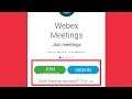 How To Create Cisco Webex Meetings Account in Android