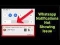 How To Fix Whatsapp Notifications Not Showing Issue Realme Mobile - Android & Ios