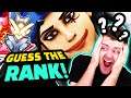 INSANE DPS Support Smurf?! - Overwatch GUESS THE RANK! (Hard Mode!)
