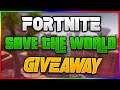 LIVE FORTNITE SAVE THE WORLD MATERIAL+MODDED DROPBOX GIVEAWAY #STW #GIVEAWAY #LIVE #UNLIMITED