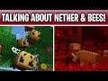 Minecraft Nether Update & Bee Update Q & A While Building A Sky City!