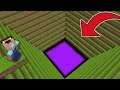 Minecraft NOOB vs PRO: NOOB FOUND THE DEEPEST PORTAL IN THE VILLAGE! SECRET PORTAL! (Animation)