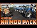 Mod Review | NH Tractor Pack By Ikonic Upgrades | Farming Simulator 19