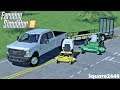Mowing Lawns | Walker Mower & Bobcat Zero Turn | Lawn Care | 2020 F250 | BigTex Trailer | FS19