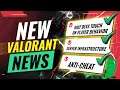 NEW VALORANT NEWS: Riot Devs Touch On Player Behavior, Server Infrastructure, and Anti-Cheat