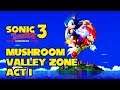 [Sega Genesis] - Sonic the Hedgehog 3 - Mushroom Valley Zone - Act 1