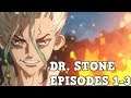 Dr. Stone Episodes 1 - 3 Anime Reaction: Something UNLIKE You've EVER Seen BEFORE!