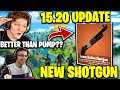 Streamers React To New Lever Action Shotgun In Fortnite | (Fortnite 15.20 Update)