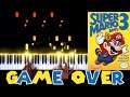 Super Mario Bros. 3 (NES) - Game Over - Piano|Synthesia