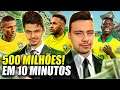 10 Minutos para MONTAR um TIME DE 500 MILHOES, mas só vale BRASILEIROS! (Ft. @EAECLA7)
