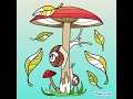 Coloring Fun By Number - A Two Snail With The Big Red Mushroom Pics
