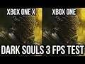 Dark Souls 3 Xbox One X vs Xbox One Frame Rate Comparison