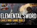 ELEMENTAL SWORD OP Early/Mid Game Build - NIOH 2