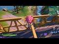 Fortnite -Deadpool Week 5 Visit Red Yellow Green Blue And Purple Steel Bridges And Stuffed Unicorn