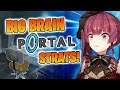 Houshou Marine with the 2000 IQ Galaxy Brain, Portal puzzle-busting strats! [Eng Sub/Hololive]