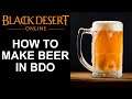 How to make beer to feed your workers in Black Desert Online