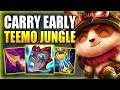 HOW TO PLAY TEEMO JUNGLE & CARRY THE EARLY GAME! - Best Build/Runes Guide - League of Legends