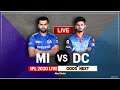 🔴IPL T20 Live🔴|| MI💙 vs DC💜 || Rohit vs S.Iyer || Mumbai Vs Delhi  ||  IPL T20 Live! |