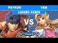 MSM Online 23 - Ven (Zelda) Vs. TTO | PsyKoD (Ike) Losers Semis - Smash Ultimate