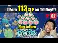 Play to Earn - Axie Infinity - 113 SLP on my 1st Day !!! Livestream EP 02 Part 2