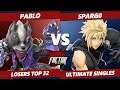 SF8 SSBU - NS | Pablo (Wolf) Vs. XTR | Spargo (Cloud) Smash Ultimate Tournament Top 32