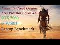 Assassin's Creed Origins on Acer Predator Helios 300 (RTX 2060 & i7 9750H) I 1080P