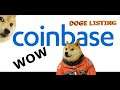 DOGE to be listed on COINBASE