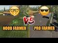 Farming Simulator 19 - NOOB Farmer vs PRO Farmer / Gameplay Comparison 2