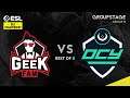 Geek Fam vs Oracle.Youth Game 1 (BO3) | ESL SEA Championships