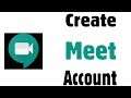 How To Create Google Hangouts Meet Account in Android