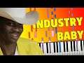 Lil Nas X - Industry Baby IMPOSSIBLE REMIX Synthesia Piano Cover (Sheet Music + midi)