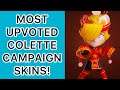 MOST UPVOTED COLETTE CAMPAIGN SKINS! - BRAWL STARS