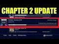 New Fortnite update Live!!(Chapter 2 start Time) Download the update NOW!! v2.39
