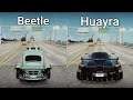 NFS Heat: Volkswagen Beetle vs Pagani Huayra BC - Drag Race