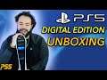 PS5 Digital Edition Unboxing! - THICC BUT SYMMETRICAL.
