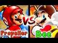 Which One Is Better The BEE Or PROPELLER MUSHROOM? - Super Mario Versus