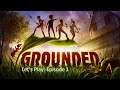 Lets Play Grounded Episode 1: Killer robots, building an axe and attractive nightlights