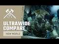 New World Ultrawide Gameplay Comparison | Closed Beta | 16:9 vs 21:9 vs 32:9 | New MMORPG 2021