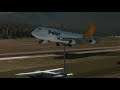 POLAR AIR / DHL 747-400 landing at Samedan Swiss [X-Plane 11]