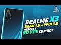 Realme X3 PixelPlus UI 3.8 with BGMI 1.6 Update BGMI FPS Test | Gyroscope + Claw + 90FPS