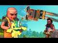 Spycakes & I Tried to Build a Rocket to Get Into the Farmbot Factory! - Scrap Mechanic Multiplayer