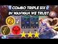 WANWAN MAGIC CHESS - COMBO TRIPLE SIX - 6 CADIA 6 ABYSS 6 ARCHER - MAGIC CHESS