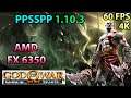 PPSSPP 1.10.3 • 60FPS • 4K | God of War: Ghost of Sparta - FX 6350 | GTX 1660 Super